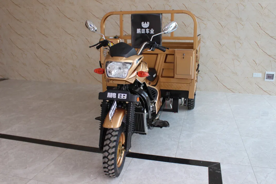 Hight Quality 350cc Motorcycle Tricycle 3wheel Heavy Loading Truck Cargo Tricycle for Adult Power Engine Water-Cooled Drum Brake